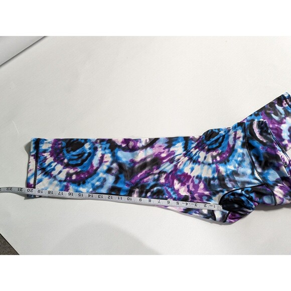Nicole‎ Miller  Women's Large Multi Color Tie Dye Athletic Capri Pants - Picture 8 of 8
